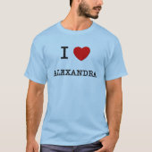アレキサンドラを愛する Tシャツ (正面)