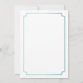 アレキサンドライトダイヤ結婚モンド55周年記念パーティー 招待状 (裏面)