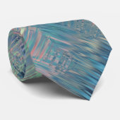 アレキサンドライトブルーのガラス質感 ネクタイ (ロール)