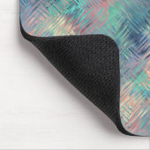 アレキサンドライトブルーのガラス質感 マウスパッド (コーナー)