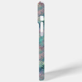 アレキサンドライトブルーのガラス質感 Case-Mate iPhoneケース (裏面 / 左)