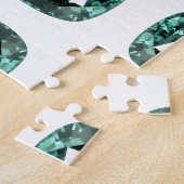 アレキサンドライト宝石 ジグソーパズル (側面)