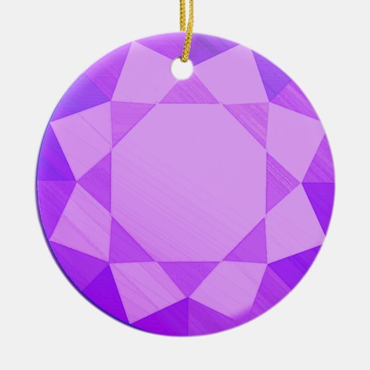 アレキサンドライト宝石/宝石グラフィック画像 セラミックオーナメント (正面)