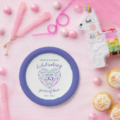 アレキサンドライト記念日55年のパーティープレート ペーパープレート (パーティー)