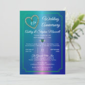 アレキサンドライト ダイヤモンド 55周年 記念パーティー 招待状 (スタンド正面)