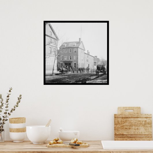 アレキサンドリアのマーシャルハウス1865 ポスター (キッチン)