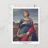 アレキサンドリアの聖キャサリン・バイラファエル ポストカード (正面/裏面)