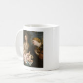 アレキサンドリアの聖者キャサリンを持つヴァージン及び子供 コーヒーマグカップ (正面左)