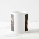 アレキサンドリアの聖者キャサリンを持つヴァージン及び子供 コーヒーマグカップ (中央)