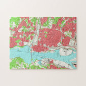 アレキサンドリアヴァージニア(1965年)のヴィンテージの地図 ジグソーパズル (横)