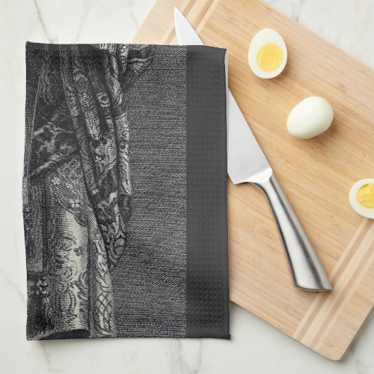 アレキサンドリア教皇と祖父王の聖アタナシウス キッチンタオル (四つ折り)