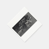 アレキサンドリア教皇と祖父王の聖アタナシウス スタンダードカクテルナプキン (角)