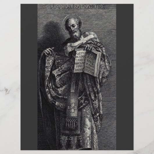 アレキサンドリア教皇と祖父王の聖アタナシウス チラシ (正面)