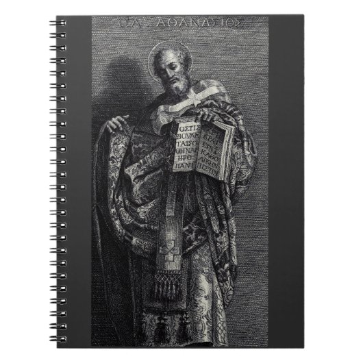 アレキサンドリア教皇と祖父王の聖アタナシウス ノートブック (正面)