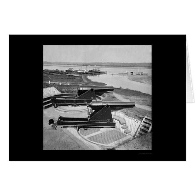 アレキサンドリア、VA 1862年の防衛銃 (正面横)