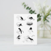 アレキサンドレ・スティインレンの猫と金魚 ポストカード (スタンド正面)