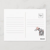 アレキシスAbbottの郵便はがき ポストカード (裏面)