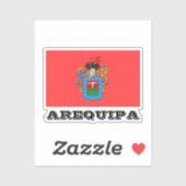 アレキパ州旗（ペルー） シール (シート)