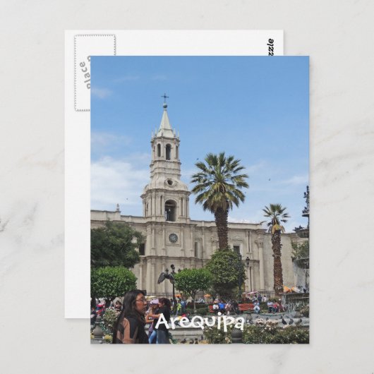 アレキパ – プラザデアルマス ポストカード (正面/裏面)
