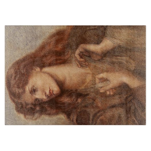 アレクサエレガントウィディング(赤毛の若い女性) カッティングボード (正面)