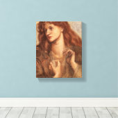 アレクサエレガントウィディング(赤毛の若い女性) キャンバスプリント (インサイチュ (ウッドフロア))