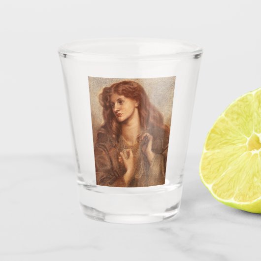 アレクサエレガントウィディング(赤毛の若い女性) ショットグラス (正面)