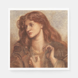 アレクサエレガントウィディング（赤毛の若い女性） スタンダードランチョンナプキン