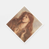 アレクサエレガントウィディング（赤毛の若い女性） スタンダードランチョンナプキン (角)