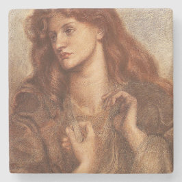 アレクサエレガントウィディング（赤毛の若い女性） ストーンコースター