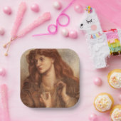 アレクサエレガントウィディング(赤毛の若い女性) ペーパープレート (パーティー)