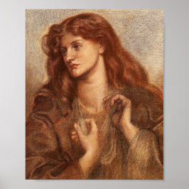 アレクサエレガントウィディング（赤毛の若い女性） ポスター