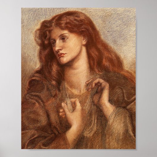 アレクサエレガントウィディング(赤毛の若い女性) ポスター (正面)