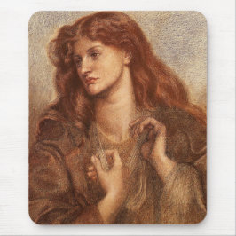 アレクサエレガントウィディング（赤毛の若い女性） マウスパッド