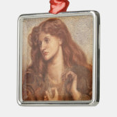 アレクサエレガントウィディング（赤毛の若い女性） メタルオーナメント (左)
