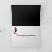 アレクサコマンドホワイトディナープレート誕生日 カード (内部)