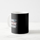 アレクサトランプ大統領を変おもしろいえる コーヒーマグカップ (正面左)