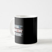 アレクサトランプ大統領を変おもしろいえる コーヒーマグカップ (正面左)