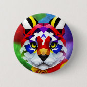 アレクサンダーのキャットボタン 缶バッジ (正面)