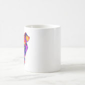 アレクサンダーの犬の白いマグカップ コーヒーマグカップ (中央)