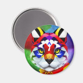アレクサンダーの猫の磁石 マグネット (正面/裏面)