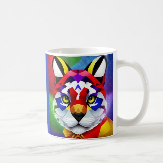 アレクサンダーの猫 青い左手 マグカップ (右)