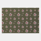 アレクサンダーザ(鳥)ショウジョウコウカンチョウラッピング紙セット ラッピングペーパーシート (正面2)