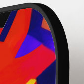 アレクサンダーズドッグブラックピックボールパドル ピックルボールラケット (左詳細)