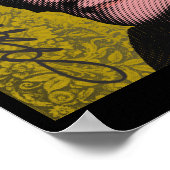 アレクサンダーハミルトンポップ・アートのアートポートレート ポスター (角)