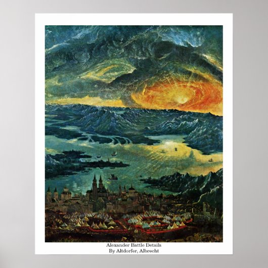 アレクサンダーバトル詳細ズバイアルトドルファー,アルブレヒト ポスター (正面)