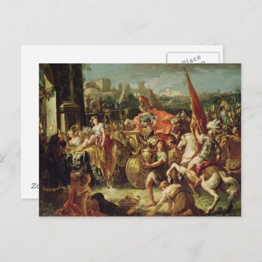 アレクサンダー大王の入素晴らし口 ポストカード (正面/裏面)