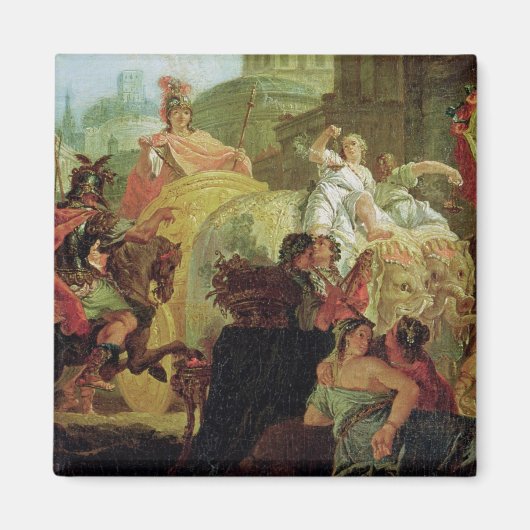 アレクサンダー大王の入素晴らし口 マグネット (正面)