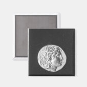 アレクサンダー大王の首を持つ素晴らし硬貨 マグネット (正面/裏面)