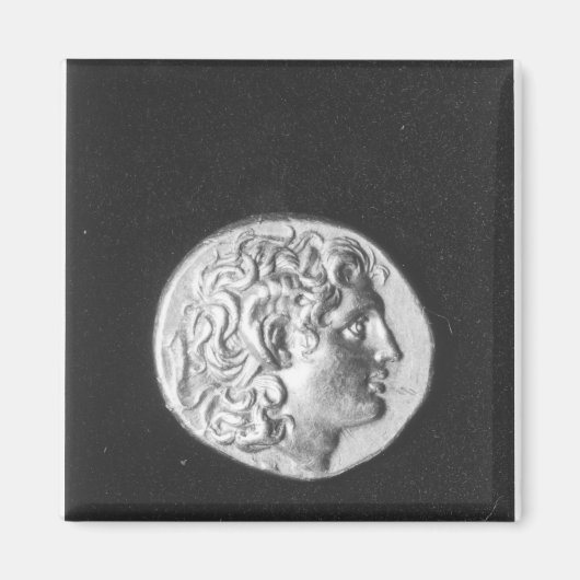 アレクサンダー大王の首を持つ素晴らし硬貨 マグネット (正面)