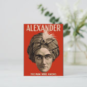 アレクサンダー大王 ポストカード (スタンド正面)